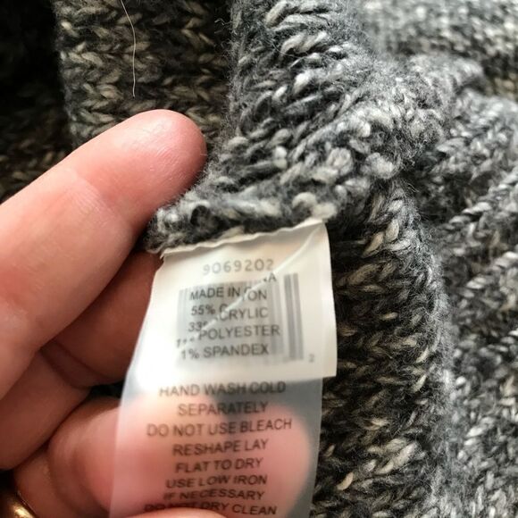 Vince Camuto Fairisle Fringe Crewneck Pullover Sweater Large - Picture 5 of 13